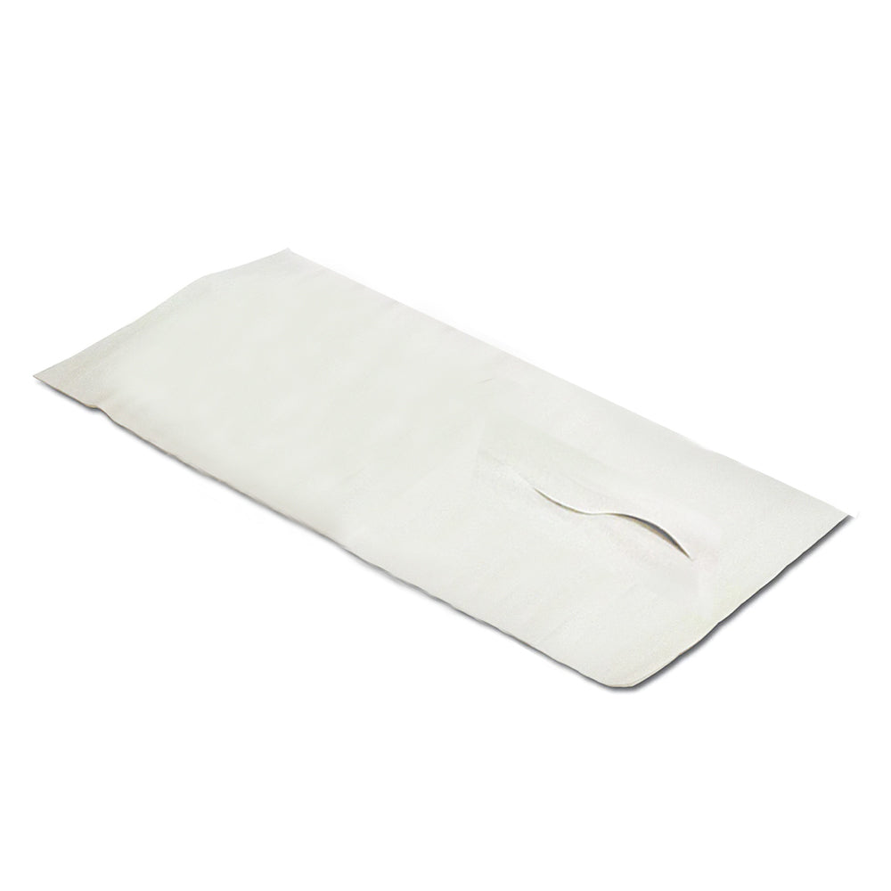 Box of 12" X 24" Crepe Paper Headrest Sheets with "S" Faceslit (1000 Sheets / Box)