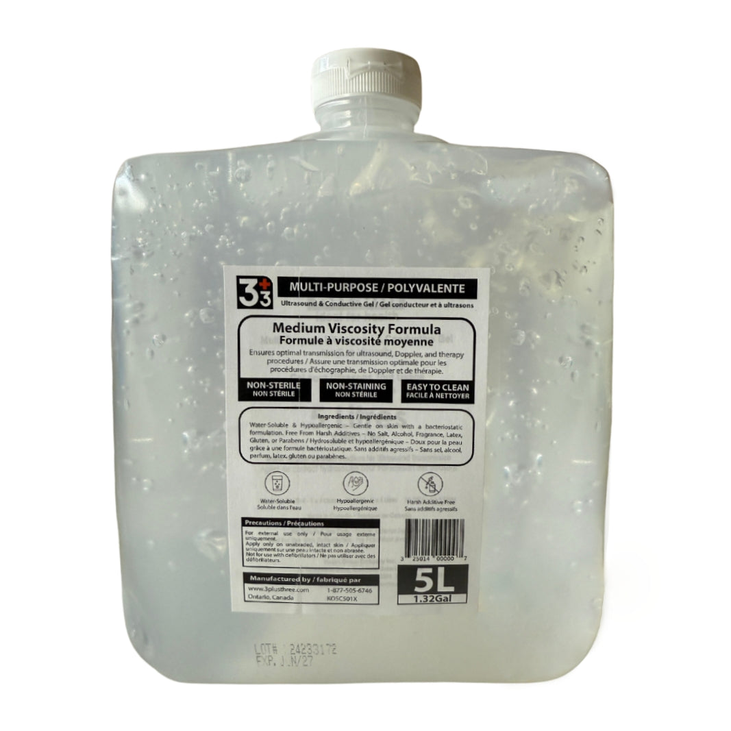 3PlusThree 5L Multi-Purpose Ultrasound Gel