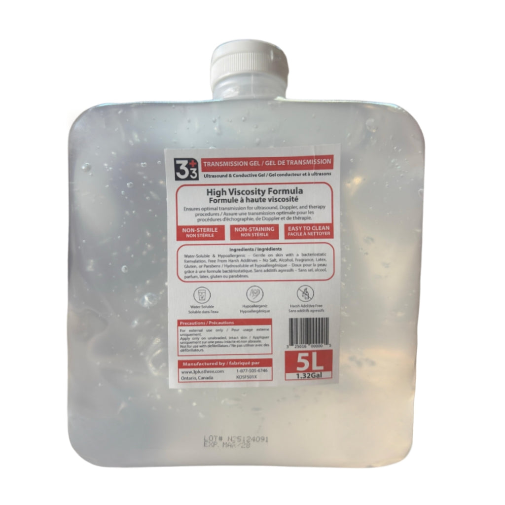 3PlusThree 5L High Viscosity Ultrasound Gel