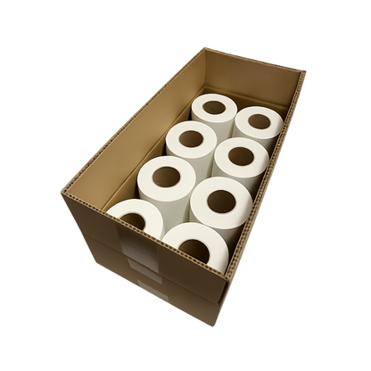 Box of 18" x 250 Ft Premium Smooth Paper Roll for Massage Table (8 Rolls/Box)