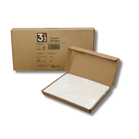 Box of 12" X 12" Smooth Paper Headrest Sheets with "S" Faceslit (1000 Sheets / Box)