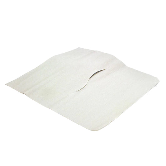 Box of 12" X 12" Smooth Paper Headrest Sheets with "S" Faceslit (1000 Sheets / Box)