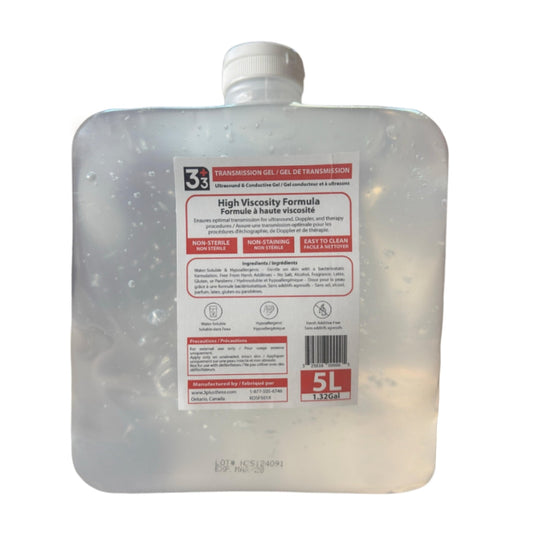3PlusThree 5L High Viscosity Ultrasound Gel
